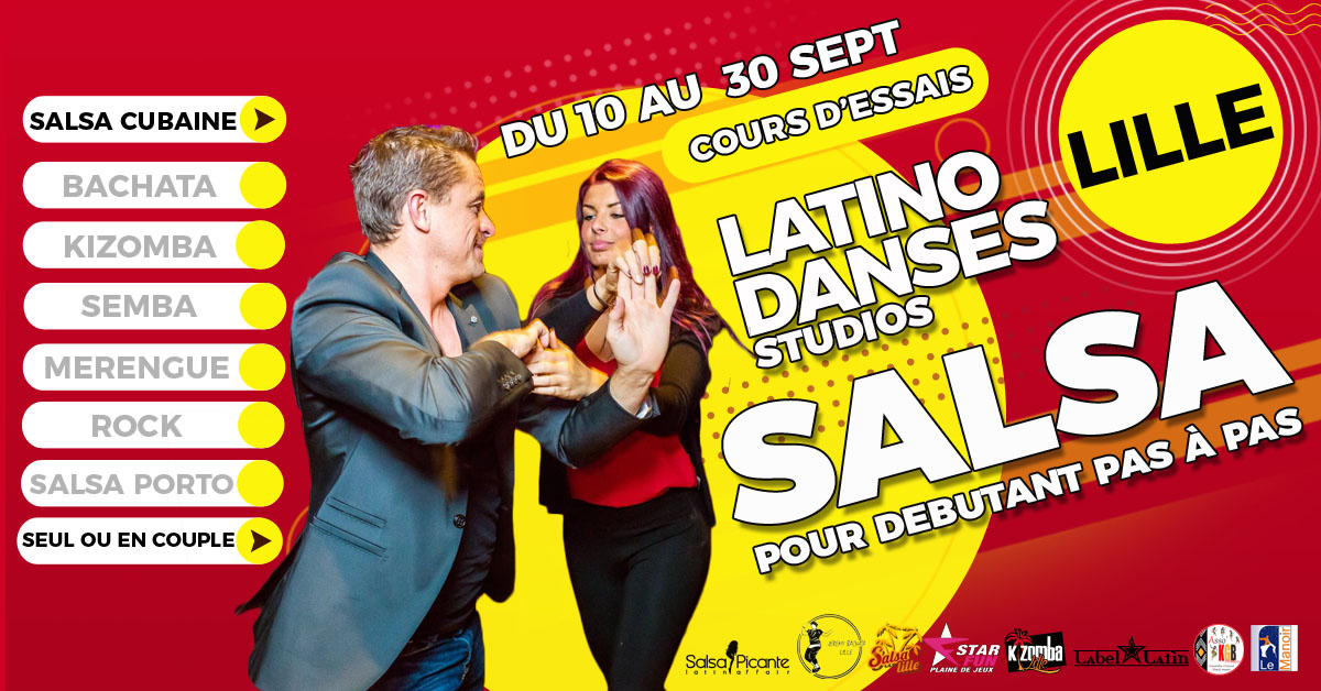 COURS SALSA A LILLE/SECLIN SAISON 2024-2025